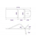 St&oacute;ł rehabilitacyjny EVO 3 L E